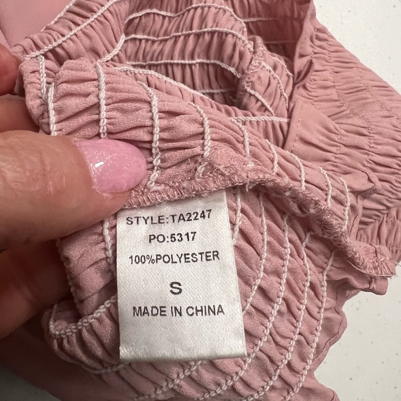 NWT GiGiO|Pink Sleeveless Blouse|Size Small - Picture 5 of 8